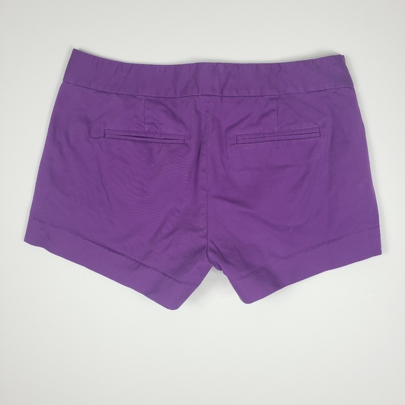 Women's Purple J Crew Shorts - Picture 4 of 6